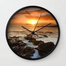 Maui Sunset Wall Clock
