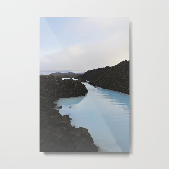 Pool Metal Print | Photography, Blue-lagoon, Iceland, Photography, Digital, Natural-springs