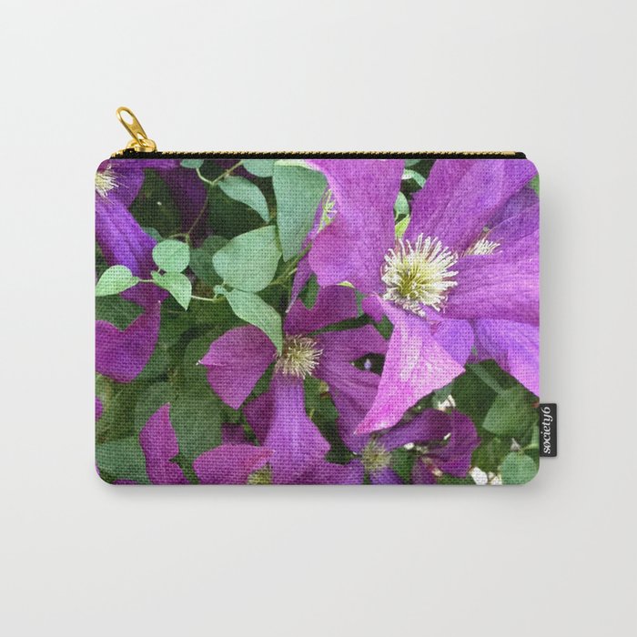 Clematis Carry-All Pouch