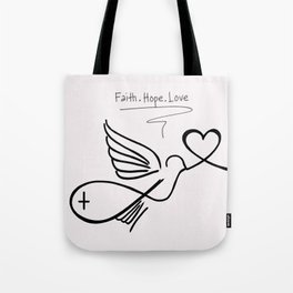 FAITH.HOPE.LOVE_0002 Tote Bag