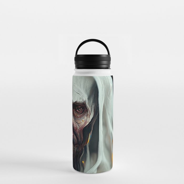 Scary ghost face #1 | AI fantasy art Water Bottle