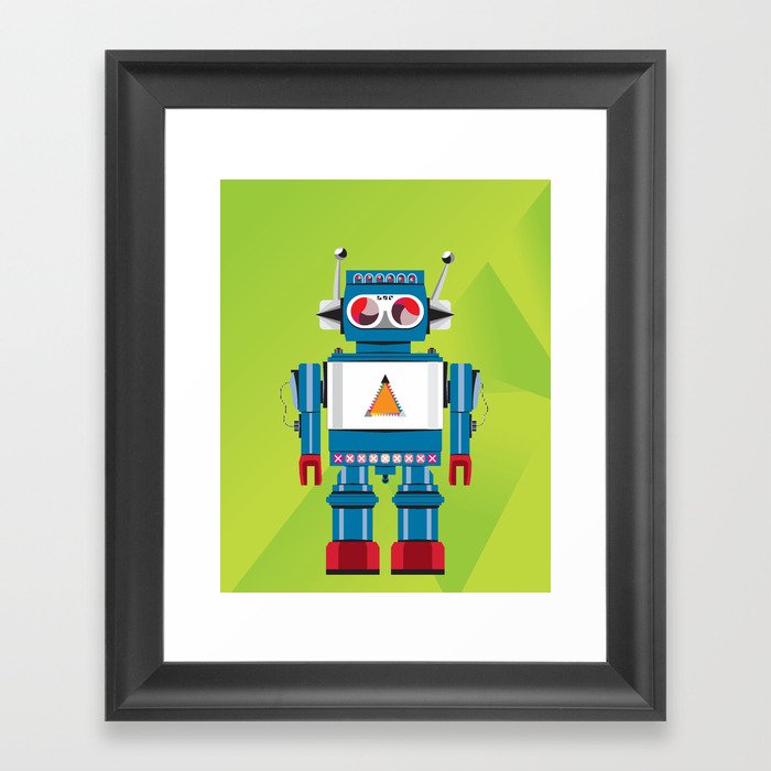 Robot SteveO Framed Art Print