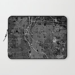 Denver Black Map Laptop Sleeve