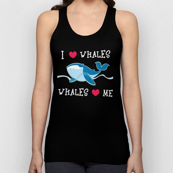 love whales Unisex Tank Top