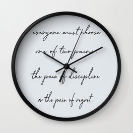 the two pains. Wall Clock