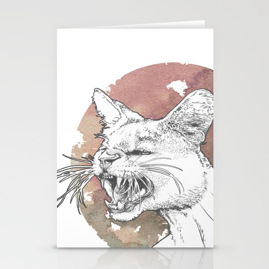 Bastet Unrequited Stationery Cards