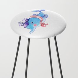 Cute Dolphin Baby Counter Stool