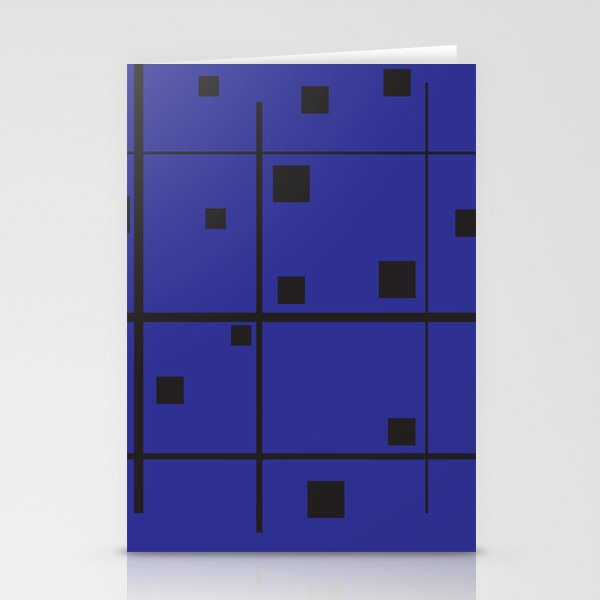 Royal Blue Puzzle Stationery Cards