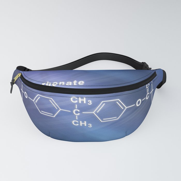 Polycarbonate PC Lexan, Structural chemical formula Fanny Pack