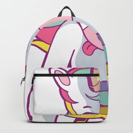 Gamer Girl T-Shirt Unicorn Video Game Cute Womens Shirt Gift Backpack | School, Cute, Graphicdesign, Tee, Gift, Girl, Complete, Teens, Birthday, Level 