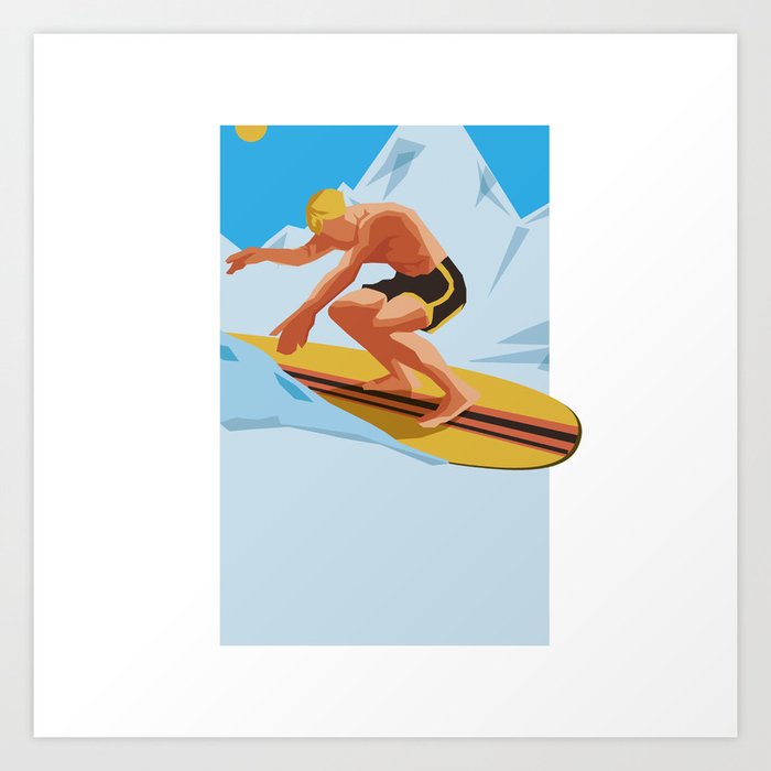 Surf surf surf? Art Print