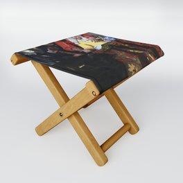 art by johannes vermeer Folding Stool