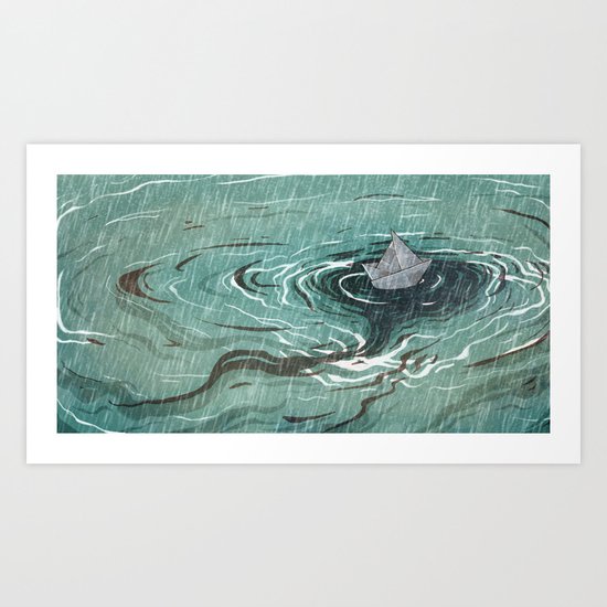 Paper Sailor // 2015 Art Print