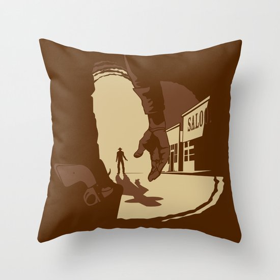 Showdown Throw Pillow