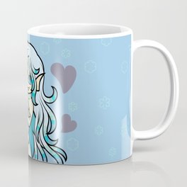 Cute Mermaid Loves Her Shark Plush Coffee Mug