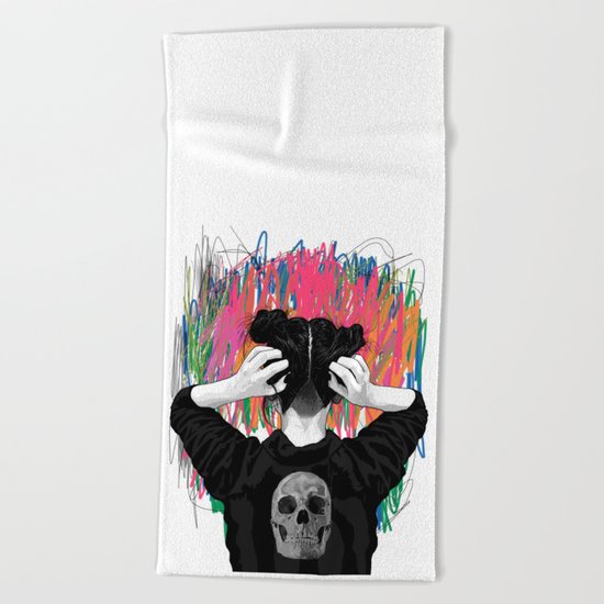 the Void II Beach Towel
