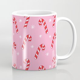 Candy Cane Pattern (pink) Coffee Mug