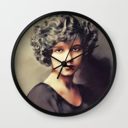 Clara Bow, Vintage Actress Wall Clock