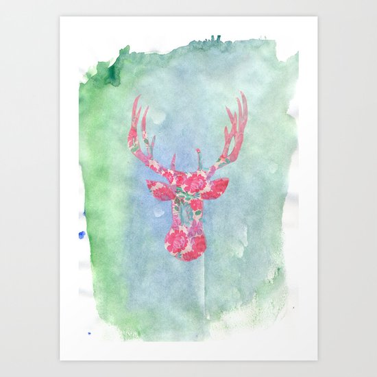 oh deer Art Print