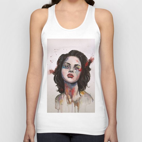 Face Mapping Unisex Tank Top