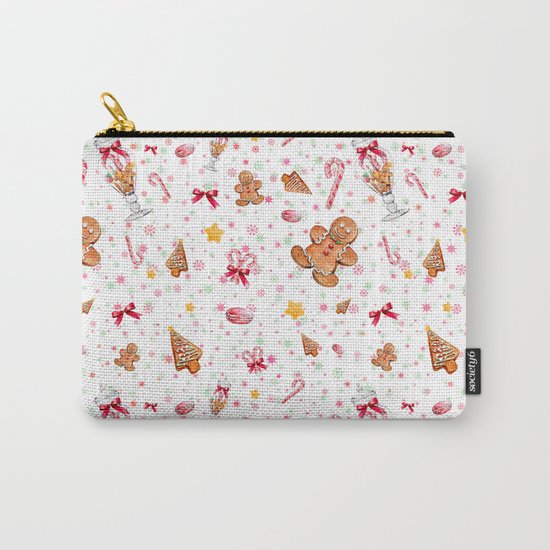 Gingerbread Carry-All Pouch