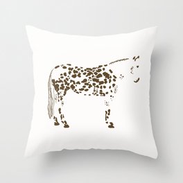 Appaloosa Spots Throw Pillow