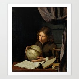 Olivier van Deuren "A Young Astronomer" Art Print