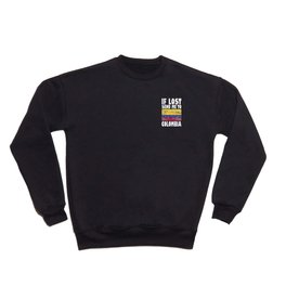 Colombia Flag Saying Crewneck Sweatshirt