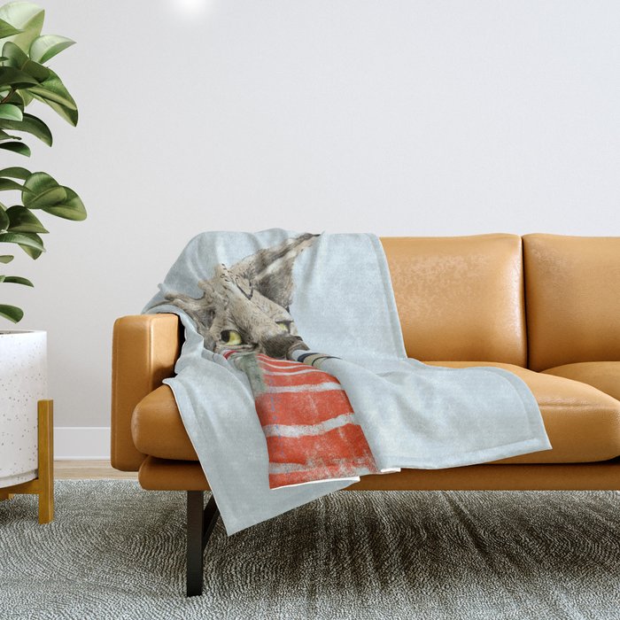Sphynx cat Throw Blanket