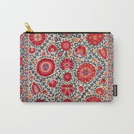 Kermina Suzani Uzbekistan Embroidery Print Carry-All Pouch