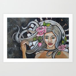 Mother of Roses Art Print