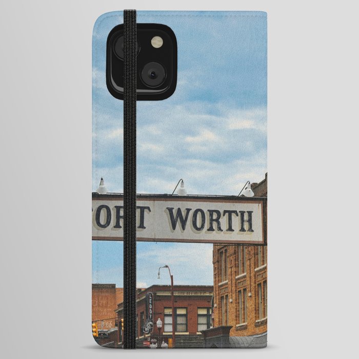 Fort Worth Stockyards 3 iPhone Wallet Case