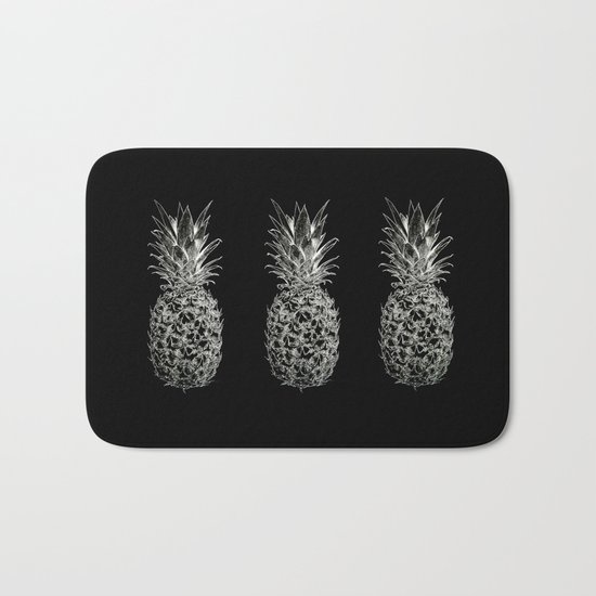 Serious Pineapples Bath Mat