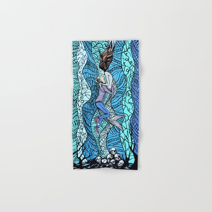 Jonathon & the Mermaid Hand & Bath Towel