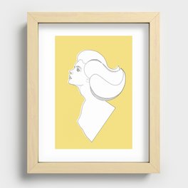 yellow Recessed Framed Print