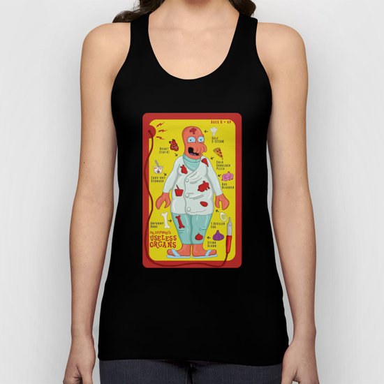 Dr. Zoidberg's Useless Organs Unisex Tank Top