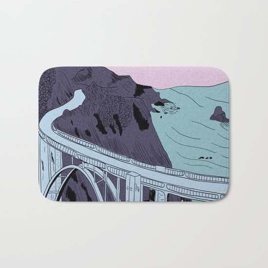 Bixby Creek Bridge Bath Mat