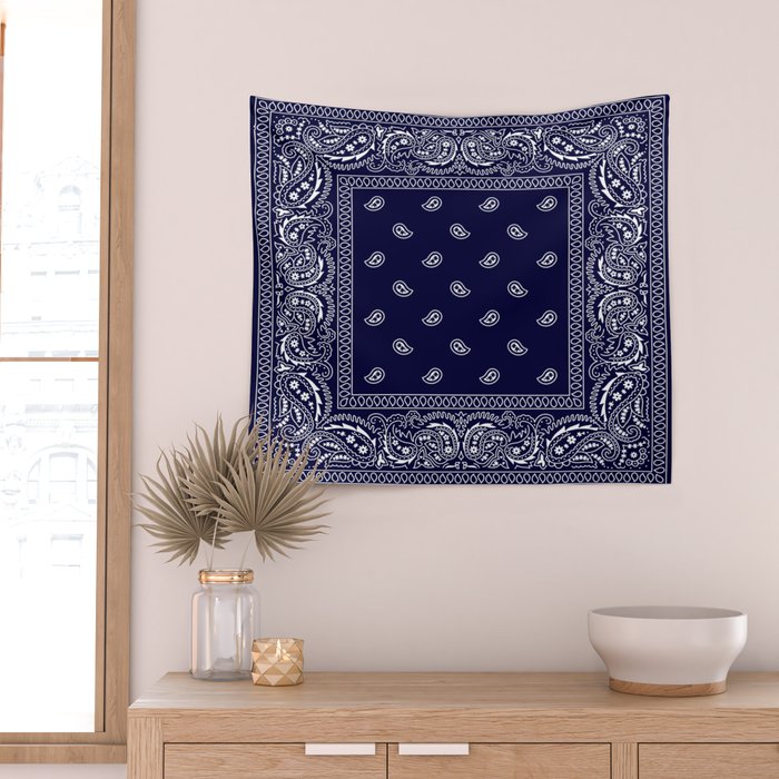 Blue clearance bandana tapestry