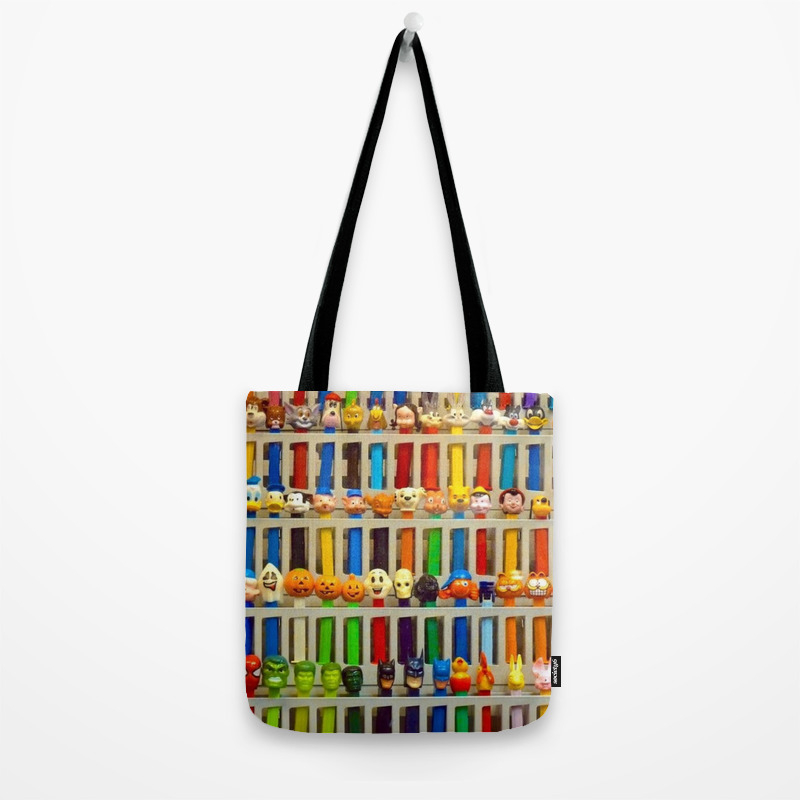 PEZ COLLECTABLE TOTE BAG 16" X 16" X 6" 