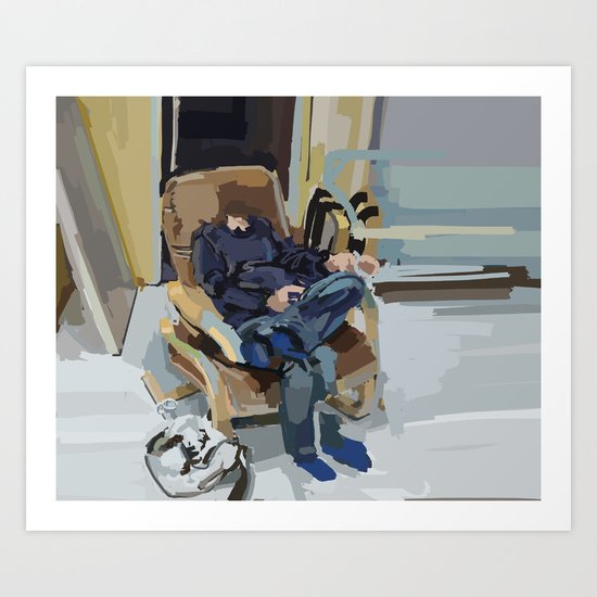 some kind of time dimension Art Print