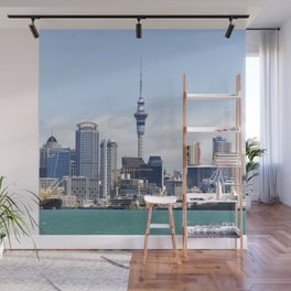 New Zealand Photography - Sky Tower In The Center Of Auckland Wall Mural