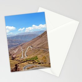 Argentina Photography - The Mountain Peak Called Cuesta De Lipán Stationery Card