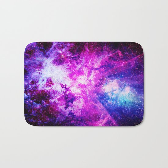 Purple Blue nebuLA Bath Mat