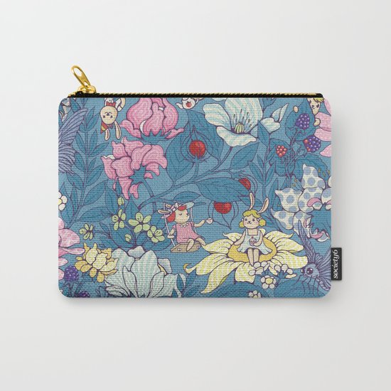 Garden party - lady gray version Carry-All Pouch