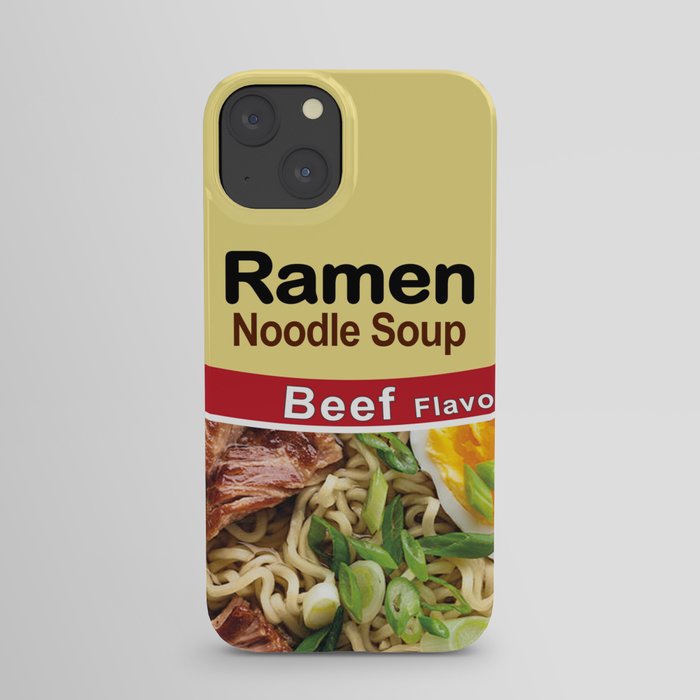 Ramen Noodle Soup - Beef Flavor iPhone Case