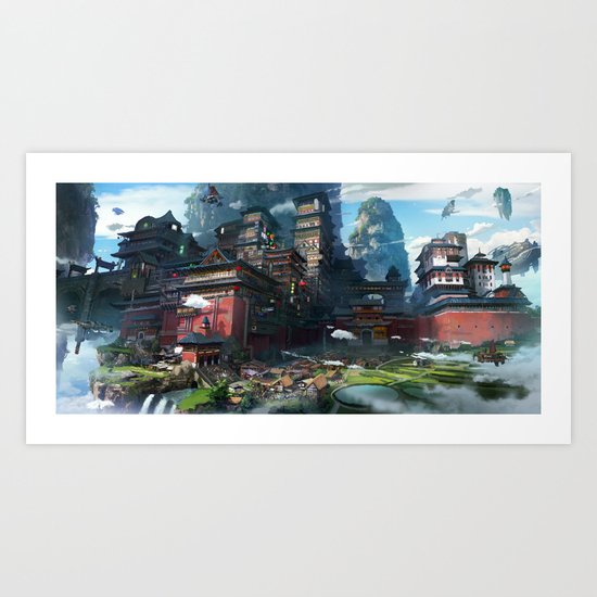 Massive City Art Print