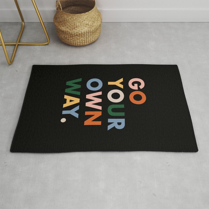 Go your own way Rug