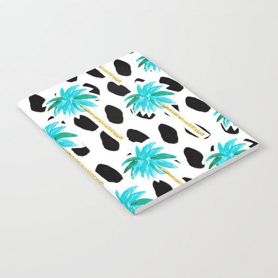 Palm Trees and Dots Notebook