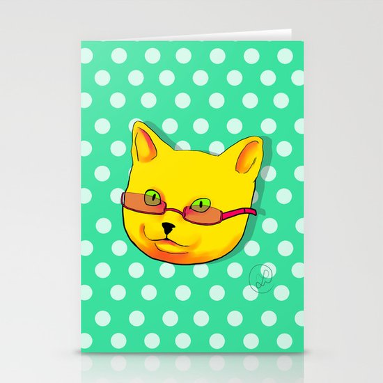 Pop Cat Stationery Cards