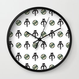 Boba Fett Mythosaur Skull Wall Clock